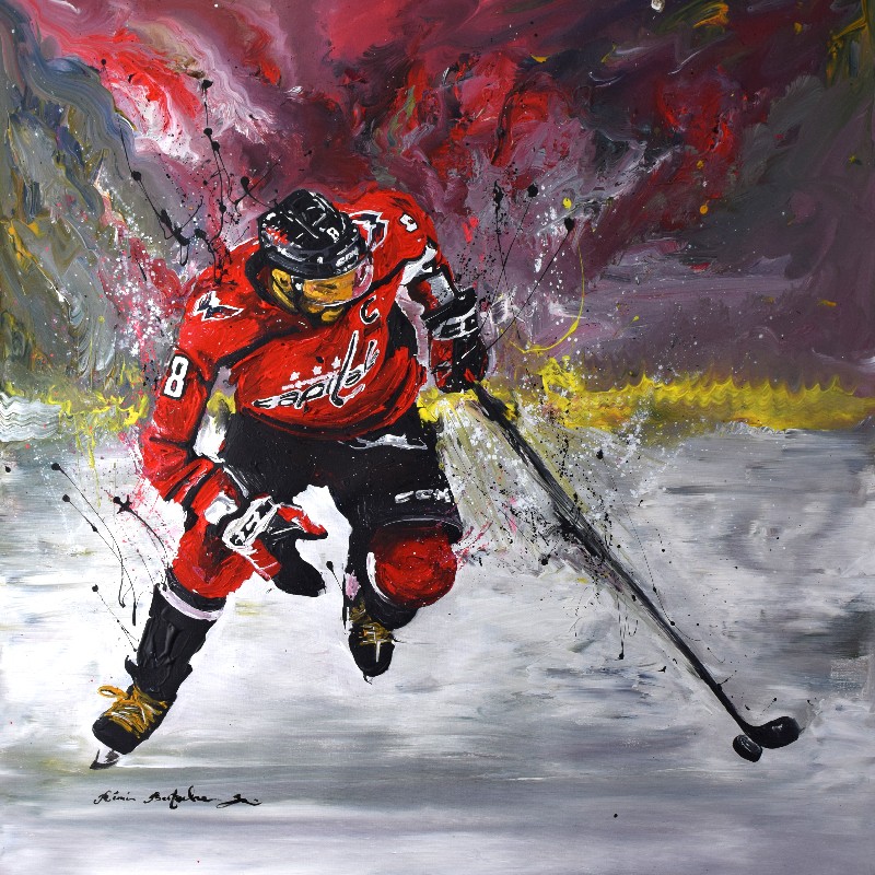 Tableau Capitols Hockey par Rémi Bertoche