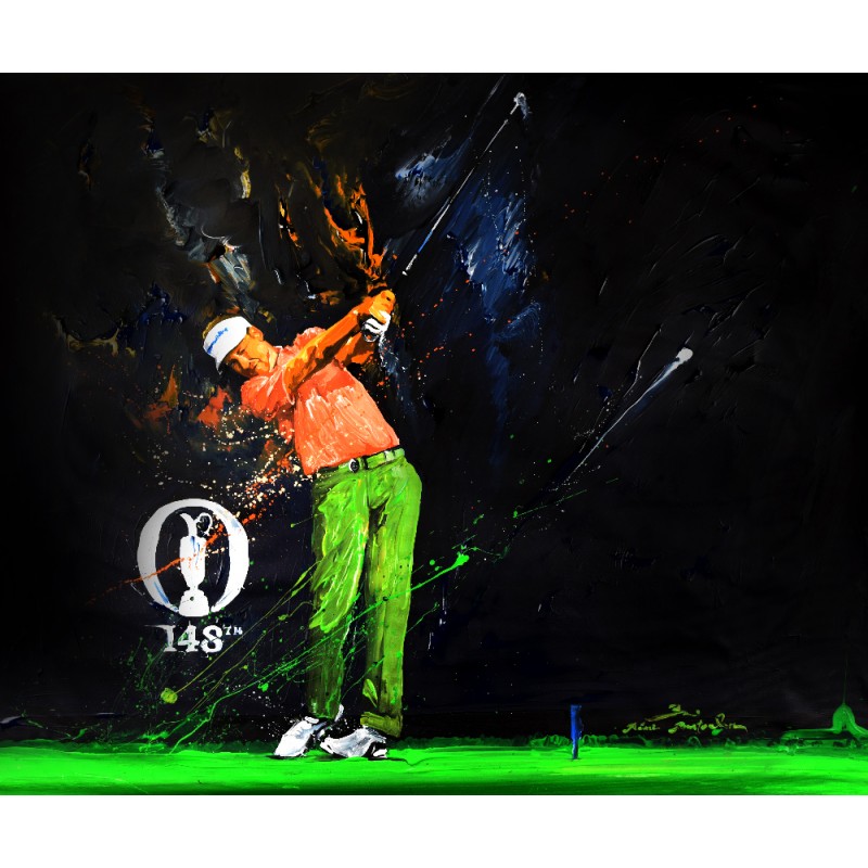 Tableau décoratif de golf : Ian Poulter