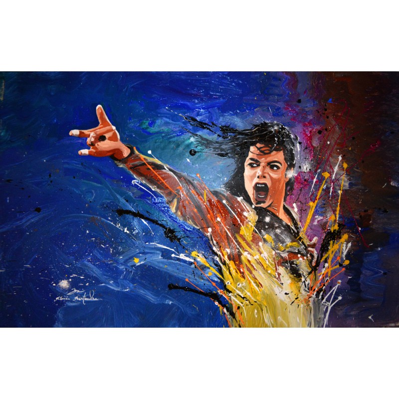 Tableau Michael Jackson par Rémi Bertoche