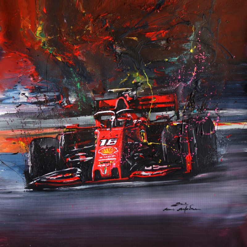 Tableau F1 (Formule1) Charles par Rémi Bertoche