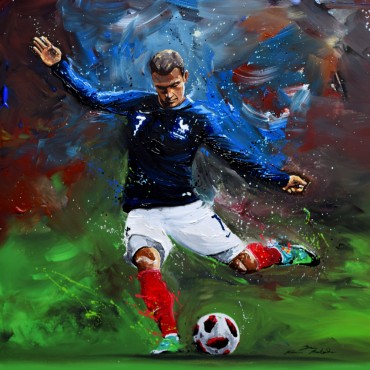 Tableau Foot AG par Rémi Bertoche