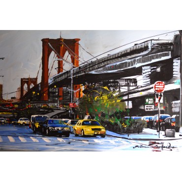 Tableau Brooklyn Bridge par Rémi Bertoche