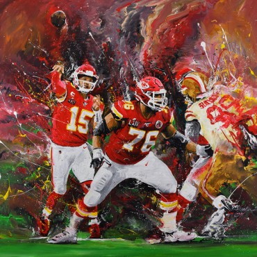 Tableau Les chiefs par Rémi Bertoche