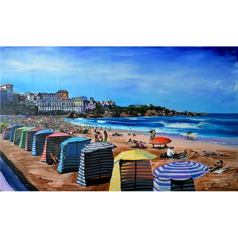 Biarritz, artwork by Rémi Bertoche